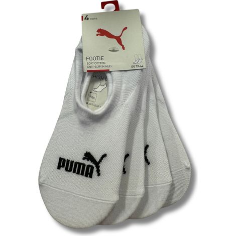Puma HIGH CUT 4er-Pack Unisex-Socken weiß 93836802 Größe 39-42