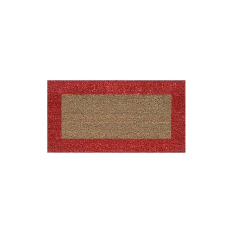 ZERBINO ECOCO ROSSO SPESSORE MM.18 cm.60x120, spessore mm.18