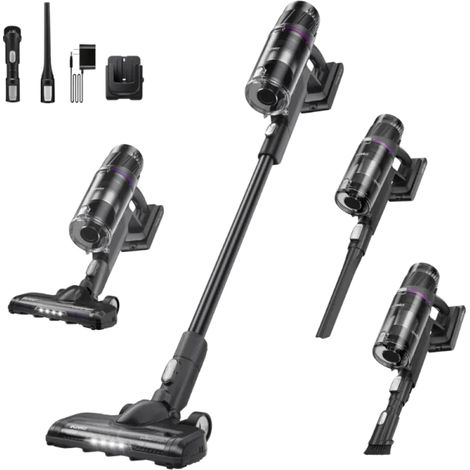 EUREKA NEC520 20300 Pa com filtragem em 5 etapas - Aspirador de Vassoura