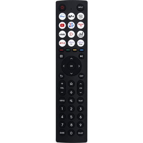 Télécommande TV Compatible Hisense ERF3F86H, sans Configuration, sans Commande Vocale (1/5)