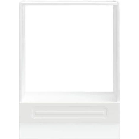 Armoire 4 Portes en Bois Ingénierie Blanc, Grande Capacité de Rangement avec Étagères Ajustables, Style Moderne pour Chambre et Dressing (1/5)