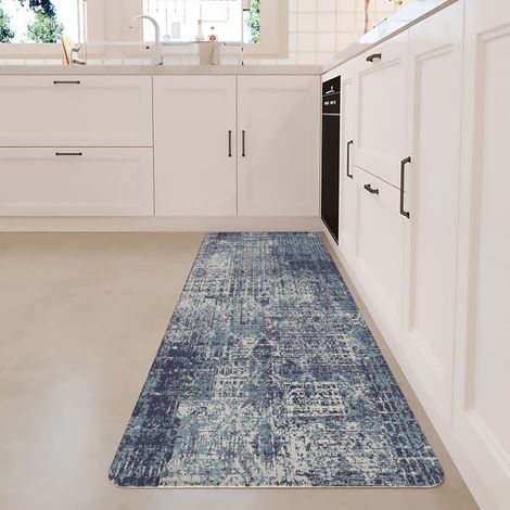 Thickened anti-fatigue floor mat, waterproof, oil-proof, and non-slip PVC kitchen mat - Geometry 2 - 44070010MM