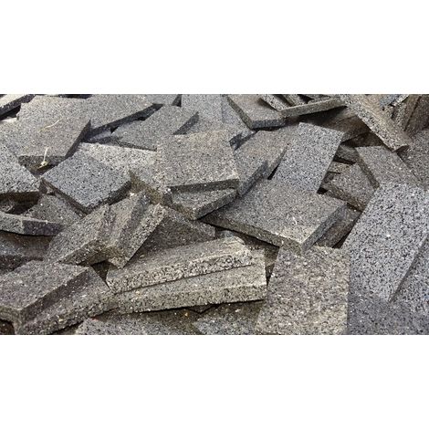 Almohadillas de goma de 4 mm para colocar debajo de las vigas. Fabricadas con material reciclado. 10 unidades. (1/5)