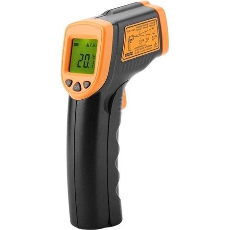 SENSOR AR320 Thermomètre infrarouge numérique, écran LCD sans contact, thermomètre infrarouge laser numérique -32 °C 380 °C (-26 °F 716 °F) (1/4)