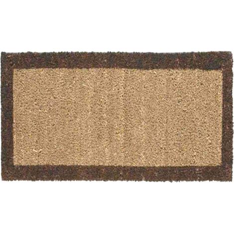 Felpudo de coco/PVC escalón de 25x50 cm Xtra