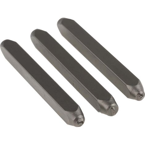 Kit de poinçons de gravure RS PRO, (0 9) x 9 pièces ( Prix pour 1 )