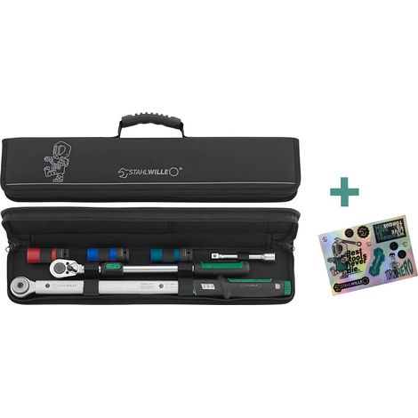 Stahlwille 750NR/516/3/1 NDE 96010130 Drehmomentschlüssel-Set 1/2" (12.5 mm) 40 - 200 Nm (1/5)