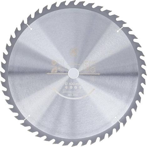 Lame de Scie Circulaire Métal Dur 400 x 30 x 3,4 mm - 48 Dents - Précision et Durabilité - D-Work (1/5)