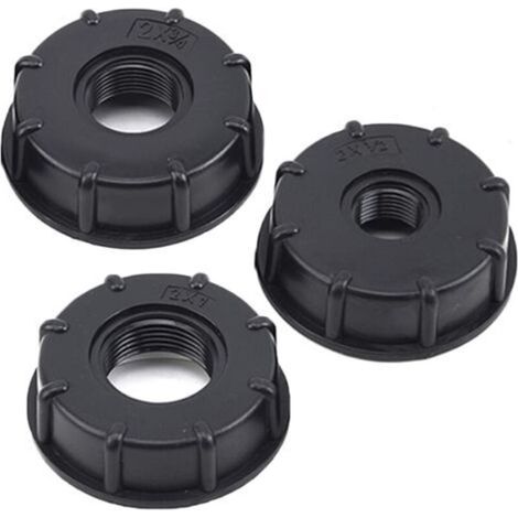 Lot de 3 Joints pour Barils Chimiques de 1000 litres - Tonne IBC, Filetage à 6 Points (1/5)
