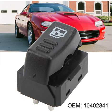 Commande Fenêtre Électrique Passager Compatible Camaro 10402841 Noir ABS 1997‑2002 (1/5)