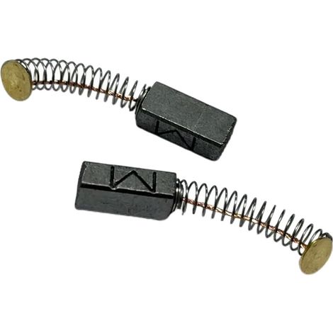 2x Motorkohlen Kohlebürsten 6x8x17mm für Schleifmaschinen, Schwingschleifer, Kreissägen, Bandsägen, Gehrungssägen, Bohrmaschinen, Polierer, Fräser etc (1/4)