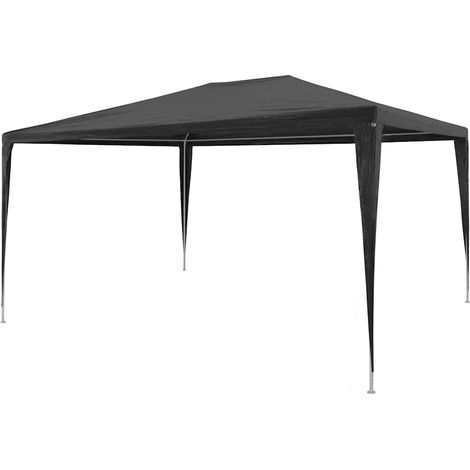 Tente de réception-Tente de fête 3x4 m PE Anthracite (1/5)