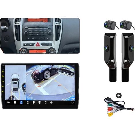 Radio para coche, tamaño de pantalla, soporte multimedia, compatible con KIA CEED 2007-2012, PX4 (6GB 128GB) 360 A-a (1/2)