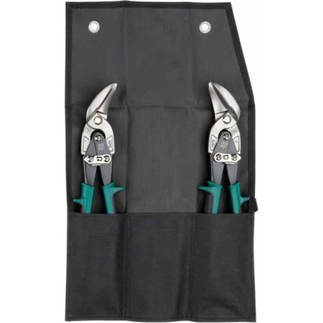 FREUND hochwertige Werkzeugrolltasche (129) bestückt mit 2 Idealscheren, 04670059