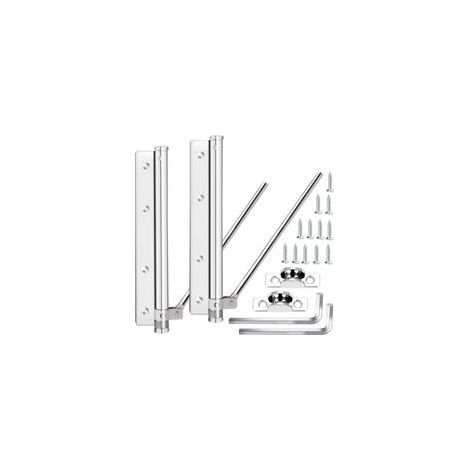 Porte Closers, Ferme Porte Automatique, Ferme Porte à Ressort, Ferme Porte en Acier Inoxydable, Réglable Ferme Portes, Pour les Portes Intérieures et Extérieures Maison & Bureau & Hôtel(Max 40kg)