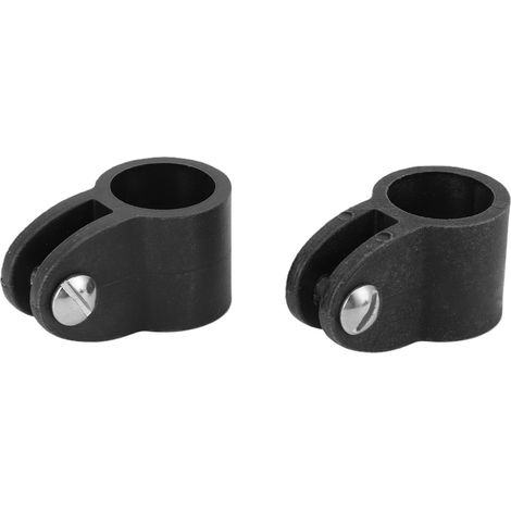2 clip scorrevoli da 22 mm per bimini, accessori nautici in nylon nero per barche e yacht, parasole da 22 mm (1/5)