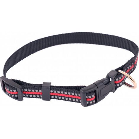 Oypla Red Adjustable Comfortable Reflective Red Dog Collar (1/5)