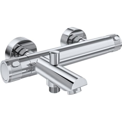 Mitigeur thermostatique bain-douche - Mamma Mia - Ramon Soler - Finition : Acier inoxydable (1/2)