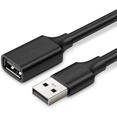 UGREEN US103 USB 2.0 Verlängerungskabel, 1,5 m (schwarz) (1/5)