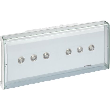 BAES d'évacuation IP43 IK07 permanent ECO2 SATI adressable pour grands espaces (062646)