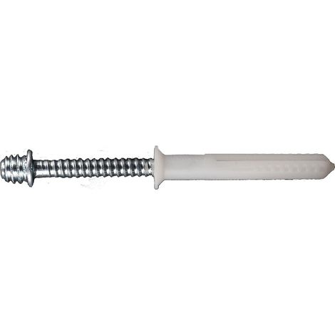 Cheville à frapper Speedplug SPM M7 à collerette fraisée Ø 6x40mm avec patte à vis 7x150, boîte de 200 pièces - DON QUICHOTTE