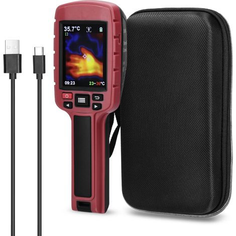Caméra thermique infrarouge portable 60 x 60 pixels, instrument de mesure de température à définition claire (1/5)