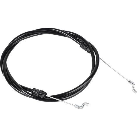 - Throttle Cable - Mower Cable - Compatible with Fuxtec FX-RM - Diameter 1.5 mm - Length 1.47 m - For Lawn Maintenance - Black (1/5)