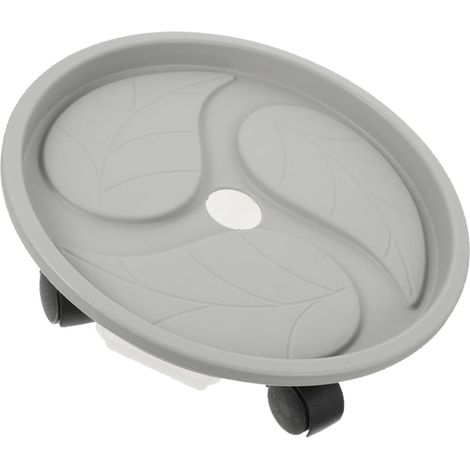 Support pour Pots de Fleurs avec roulettes Plateau de Jardinière Mobile avec Bac à Eau Support de Plantes Intérieur et Extérieur Capacité Protection de Sol et Facilité de (1/5)