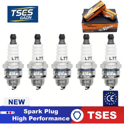 (10 pièces) Bougies d'allumage de rechange pour tronçonneuse Stihl MS180 038 – Compatibles avec les tondeuses à gazon, les souffleurs de feuilles, les générateurs et autres petits moteurs à essence (1/5)