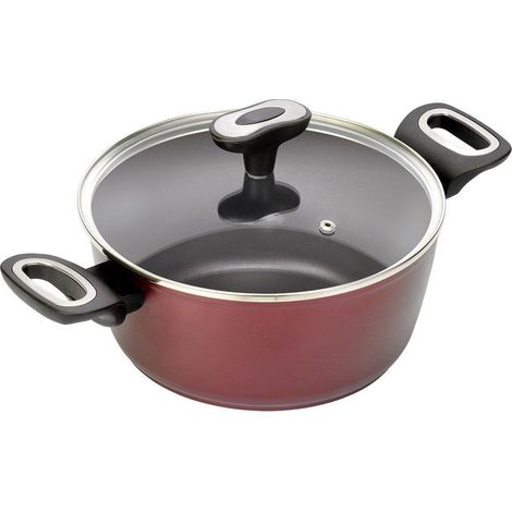 Cacerola de inducción antiadherente Jata CF924, de aluminio forjado, diámetro 24 cm (1/3)
