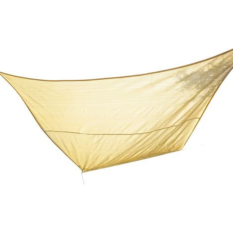 Tenda Vela da Giardino Quadrata 3,6x3,6 m Beige (1/5)
