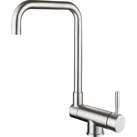 Robinet de cuisine pliable pour fenêtre avant - Robinet pivotant à 360° - Robinet d'évier pliable à 180° (1/5)