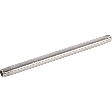 Raccord de tuyau, 1 raccord tuyau en acier inoxydable SS304 mâle x filetage 200 mm BSP 1/4" 1/2" 3/4" 1" 304 (1/4'') - 1/4'' (1/5)
