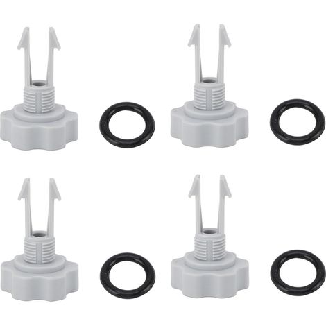4 Kits Valve Libération Air – Joint Torique Pompe Filtre Piscine Pièces Rechange Accessoires, Étanchéité Parfaite Garantie