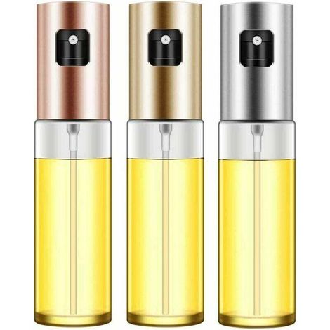 100-ml-Ölsprüher, Glas- und ABS-Flasche, Sprühflasche für Olivenöl, Essig und Soßen, präzise Dosierung (1/5)