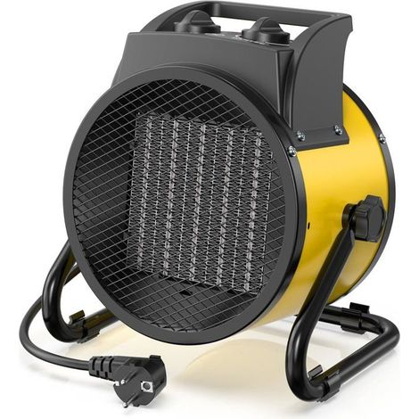 Chauffage soufflant industriel 2000W, Puissant et économe avec thermostat. Pour atelier et chantier (1/3)