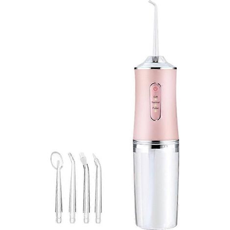 Hydropulseur dentaire portable avec chargement USB, hydropulseur dentaire professionnel sans fil, 4 modes (1/2)