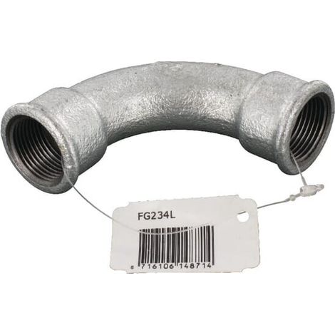 Bogen 90° IG/IG verzinkt 3/4" UNIVERSAL FG234L