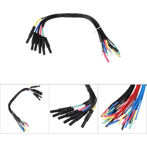 Câbles de connexion universels 6 canaux HT306 pour oscilloscope diagnostic auto (1/5)