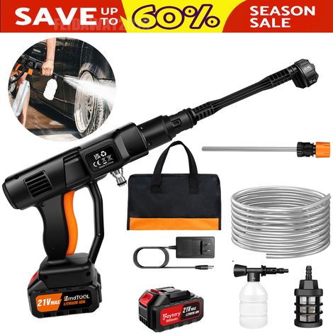 Portable Pressure Washer Electric Jet Patio Car Floor Driveway Garden Cleaner (1/5)