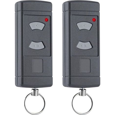 Set of 2 garage door remote controls, Hse2-40, Hs4-40, Hsm4-40, 40.685 MHz, C3