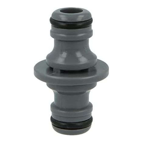 CSPARKV 5.5x3.5x3cm Connexion Rapide Et Facile Pour Les Tuyaux D'Arrosage Raccordement Rapide Et Facile Pour Tuyaux D'Arrosage Joint 2 Tuyaux Avec Connecteurs Femelles Plastique Abs Gris (1/4)