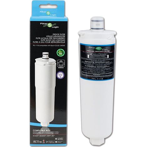 FilterLogic FFL-111B Fridge Water Filter Compatible with Bosch CS52 / 640565