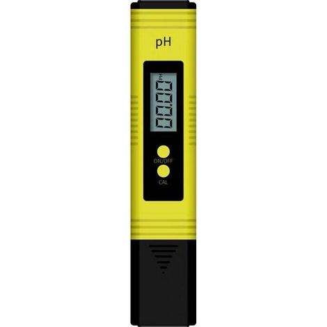 royaluxe -PH-mètre monobloc, test de PH de piscine 4 en 1 PH-mètre électronique TDS mètre Qualité de l'eau et test de ph pour eau potable aquarium piscine hydroponique (jaune) - 19 cm 11 cm 4,5 cm (1/4)