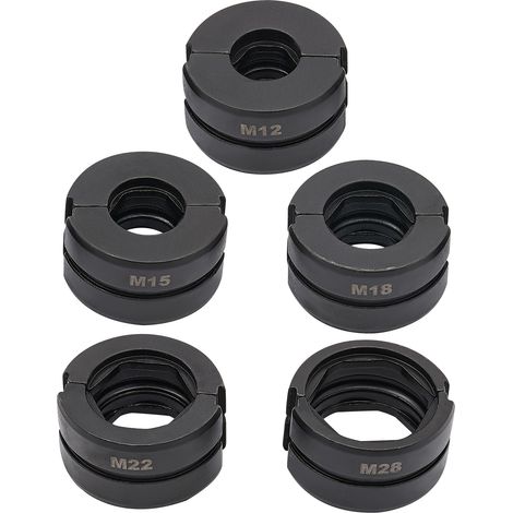 Mâchoire de sertissage M12 à M28 - Profil M pour 12 mm, 15 mm, 18 mm, 22 mm, 28 mm - Insert de mâchoire pour pince à sertir manuelle et mâchoire interchangeable Tube en cuivre (1/5)