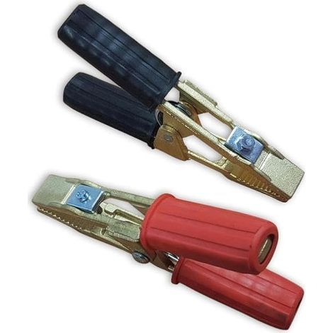 Pinces (+ et -) DE DEMARRAGE Laiton 300 AMPERES LOT 2 Pinces (1/2)