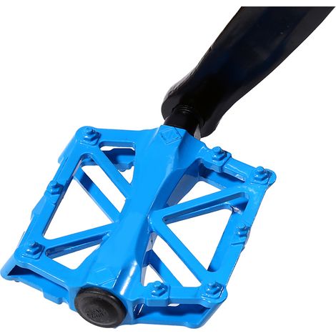pédales de vélo de route en aluminium ultra-légères et stables avec roulements (bleues) (1/5)