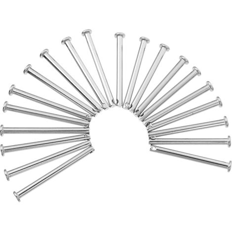 Goupilles cylindriques en acier inoxydable série 3 avec trou pour fixa (1/5)