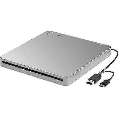 Lecteur Blu-ray/DVD portable avec connectivité Type-C et USB 3.0 pour un divertissement amélioré