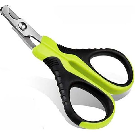 Ciseaux à Ongles Professionnels pour Chat Lapins et Petits Animaux tondeuses à Griffes de Chat Ciseaux Acier Inoxydable Courbe Ciseaux Coupe Ongles Chat